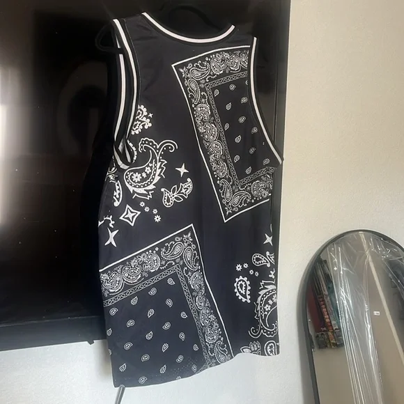 Rue21 Black and White Paisley Tank Dress - Picture 3 of 3